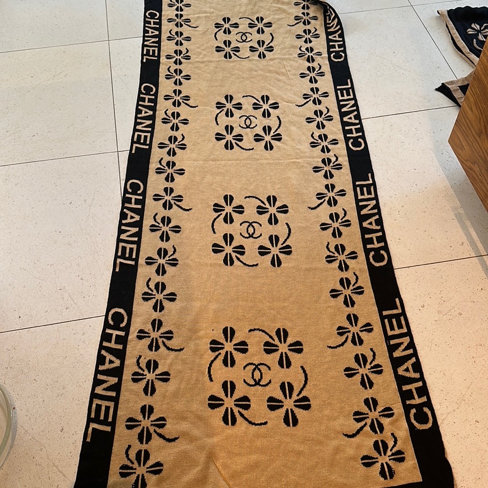 Large Chanel motif scarf